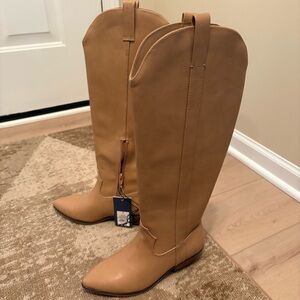 Universal Thread - NEW Women’s (Sz 6) Sommer Knee High Western Boots Light Brown